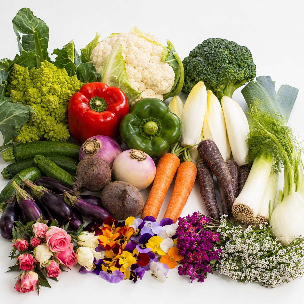 Flores comestibles y mini-verduras españolas para sector HORECA premium