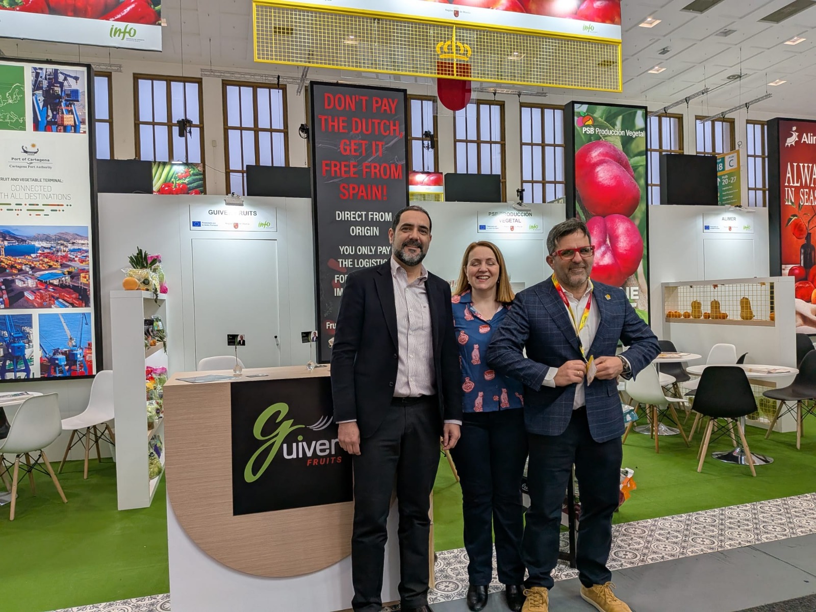 Stand de Guiver Fruits en la Feria Fruit Logistica 2026 de Berlín